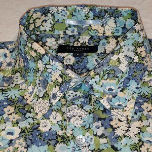 Ted Baker Floral Cotton Long-sleeve Men's Shirt - 4/L